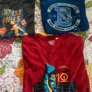 Disney Red Long Sleeve Tee